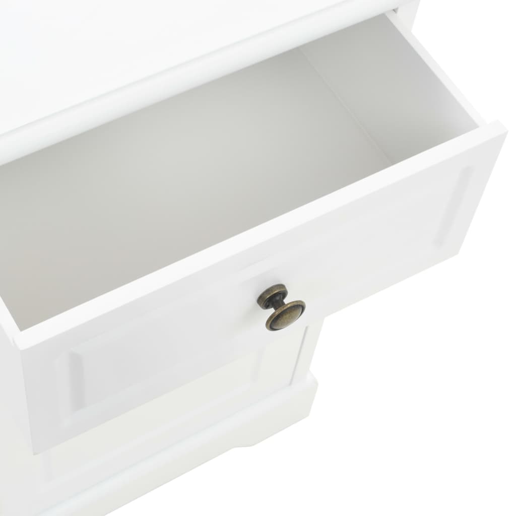 Stolik nocny 35x32x59 cm mdf i sosna - number 7.