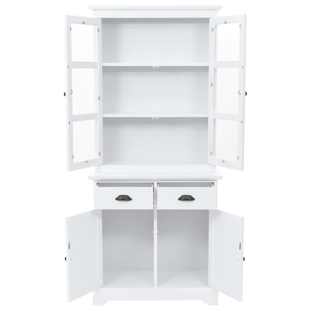 Walisisk kommode med 4 døre mdf og fyrretræ 80 x 40 x 180 cm - number 5.