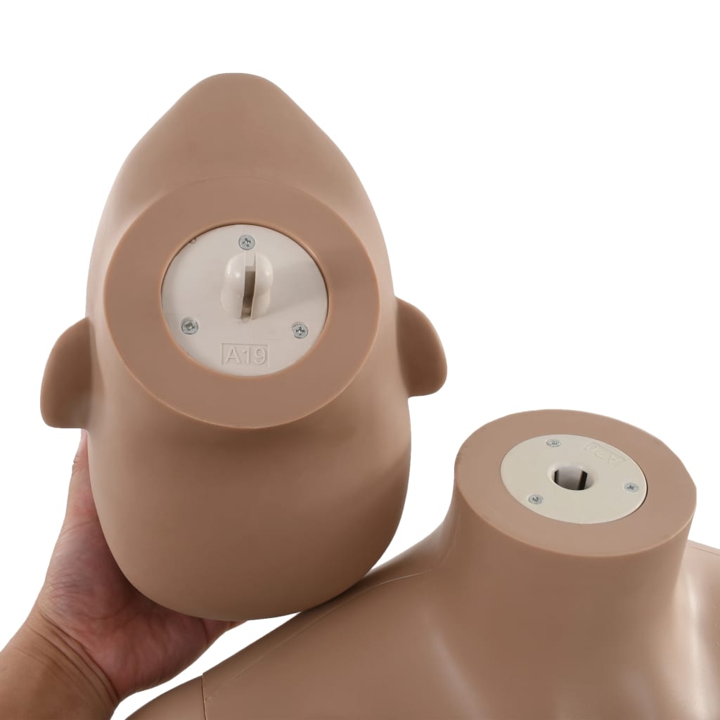 Seksi ženski maneken sa staklenim postoljem bež 180 cm - number 10.