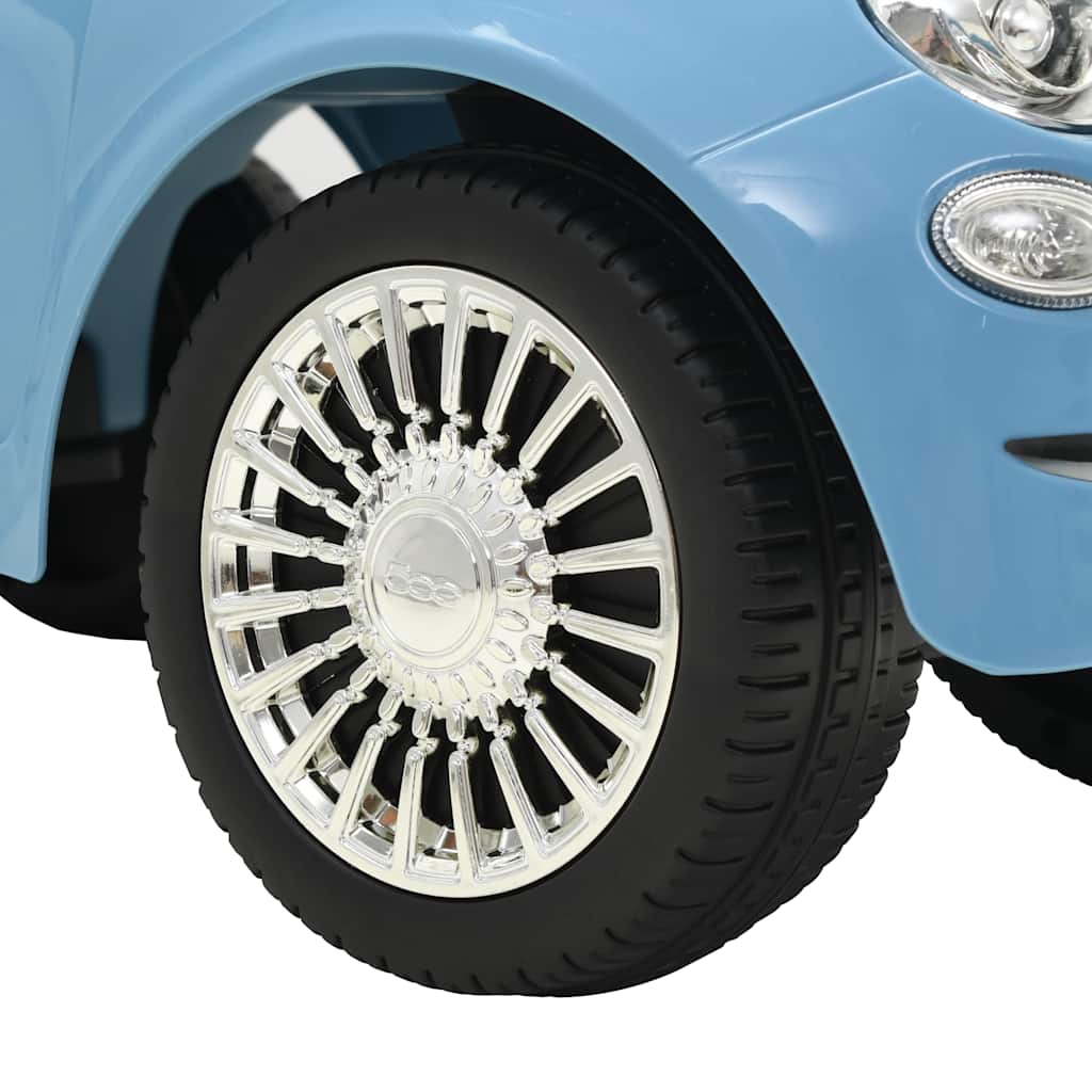 Marcheur fiat 500 bleu - number 8.