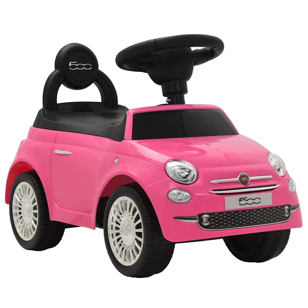 Voiture jouet fiat 500 rose - number 1.