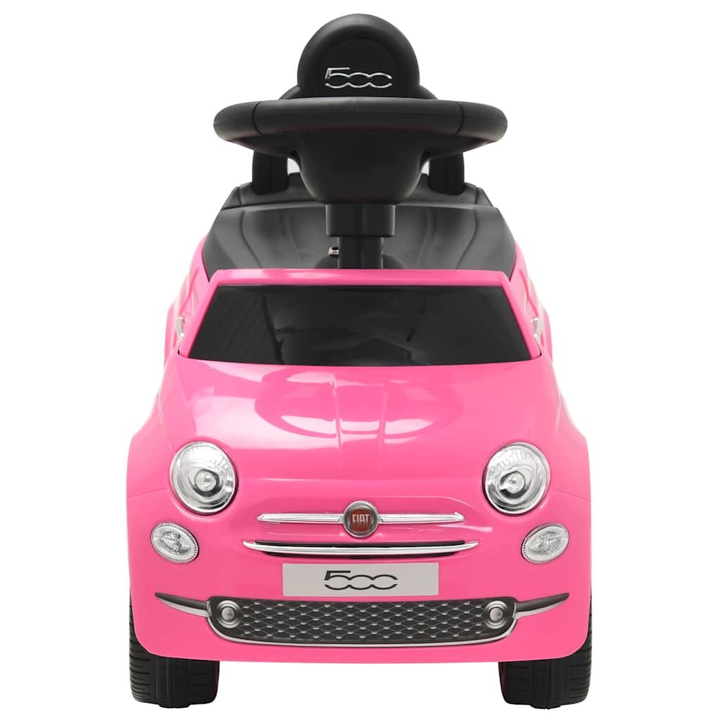 Voiture jouet fiat 500 rose - number 2.