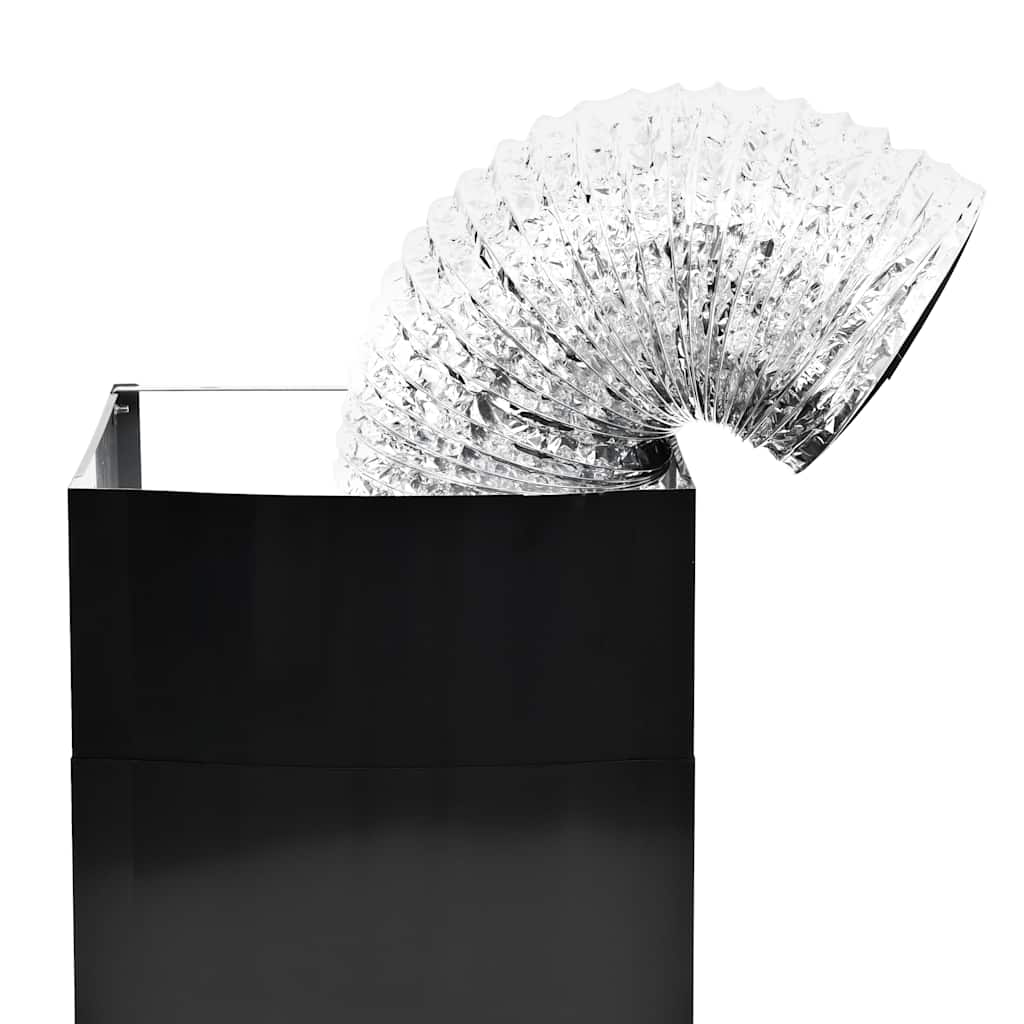 Vægmonteret emhætte rustfrit stål 756 m³/t. 60 cm sort - number 8.