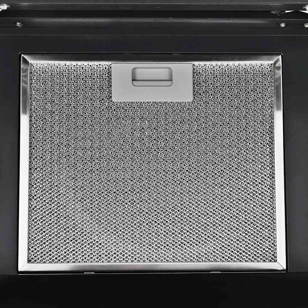 Væghængt emhætte 756 m³/t 90 cm rustfrit stål sort - number 5.