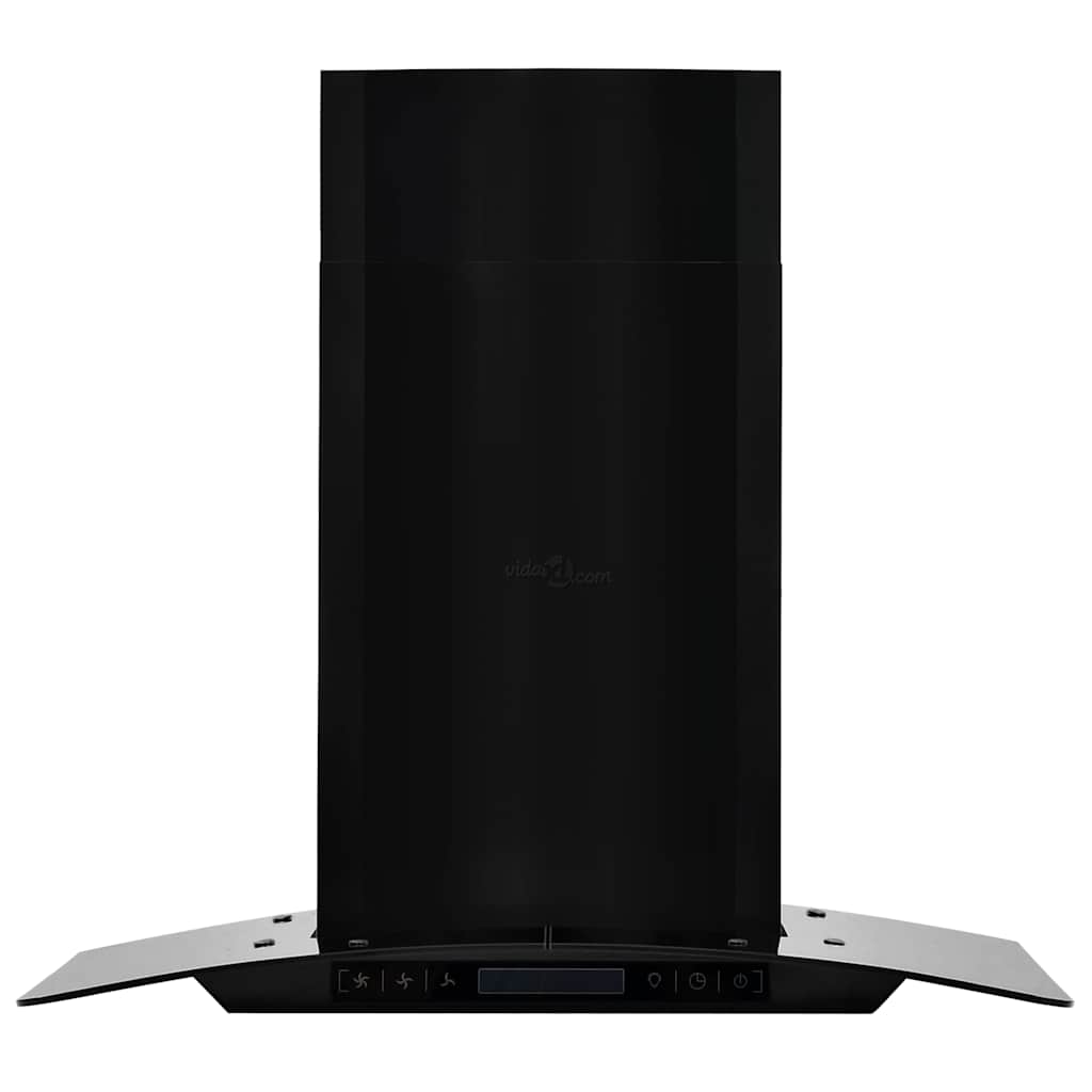 Vægmonteret emhætte rustfrit stål 756 m³/t. 60 cm sort - number 2.