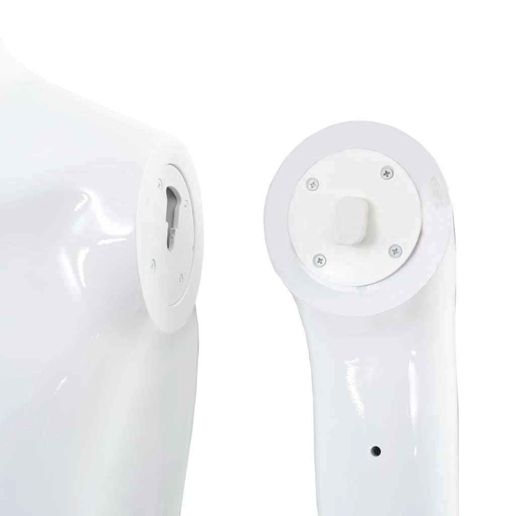 Maneken muškarac puna figura staklena baza visoki sjaj 185 cm - bijela, muški - number 8.