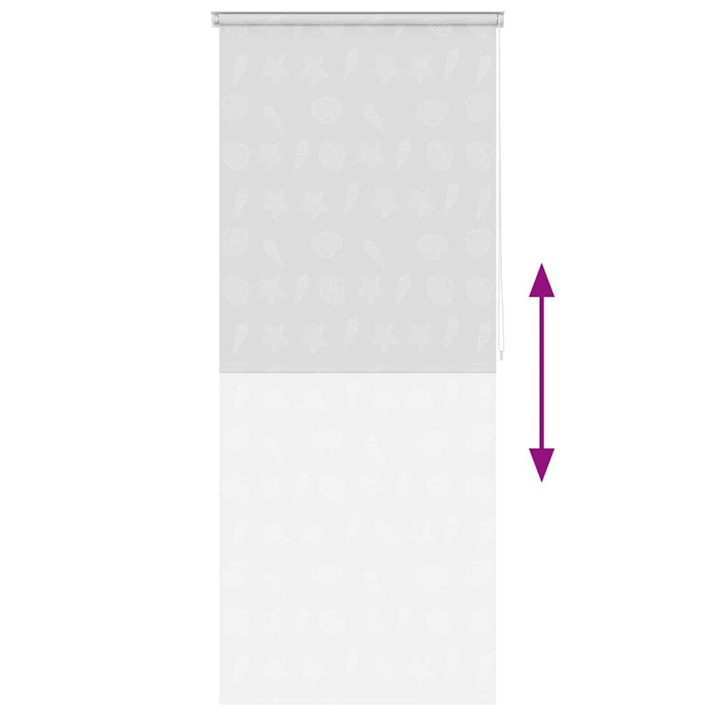 Rullegardin til badeværelse 120x240 cm søstjerner - number 4.