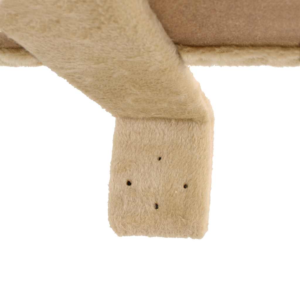 Arbre à chat avec griffoirs en sisal pour chat fixation murale 194 cm - beige - number 9.