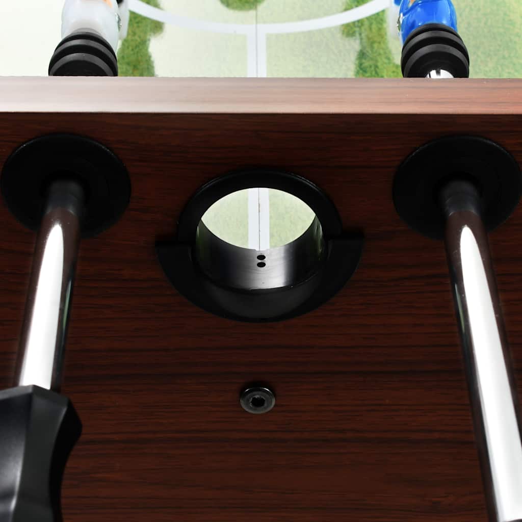 Fodboldbord 60 kg 140x74,5x87,5 cm stål brun - number 9.