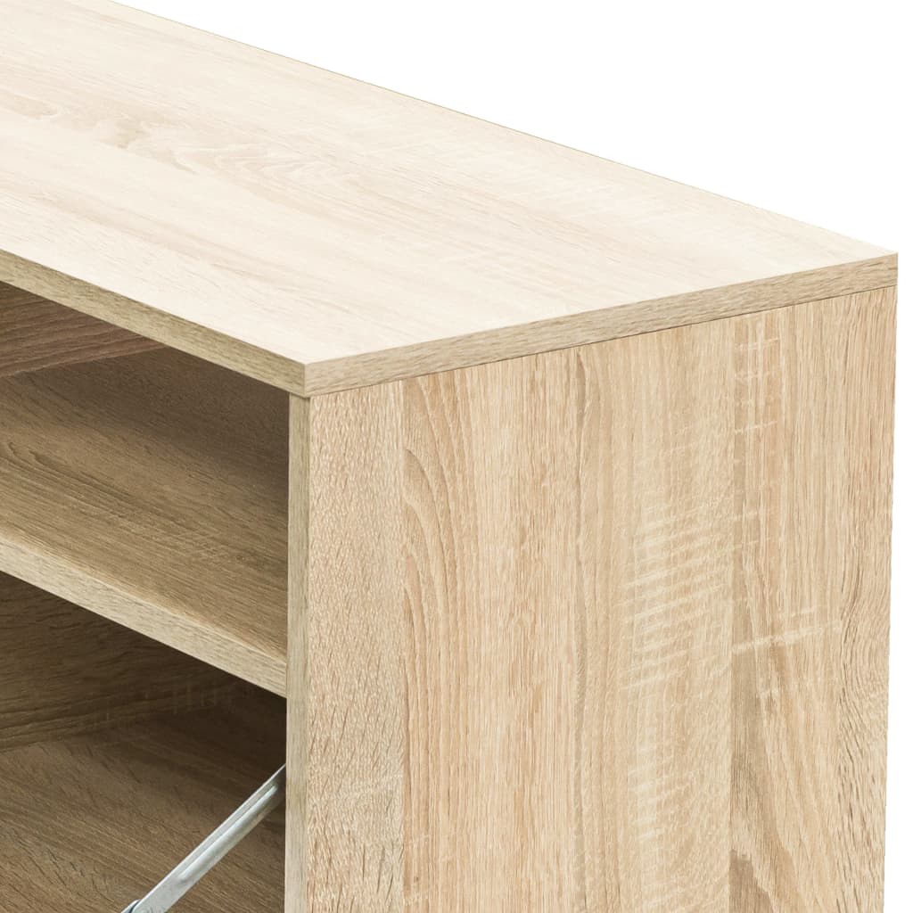 Tv tables pcs. 95x35x36 cm engineered wood oak color - oak color, 2 - number 5.