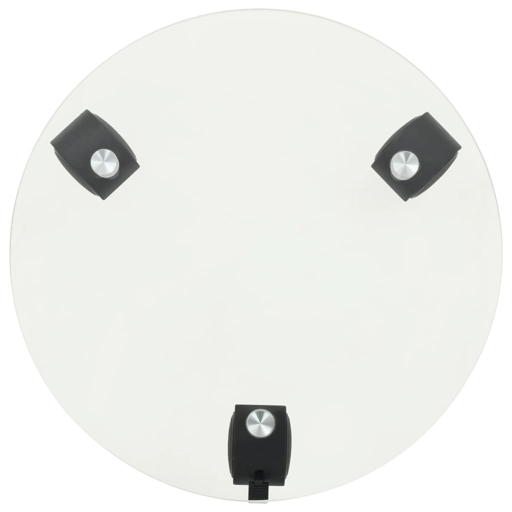 Plantevogne 2 stk. hærdet glas 28 cm rund - number 3.