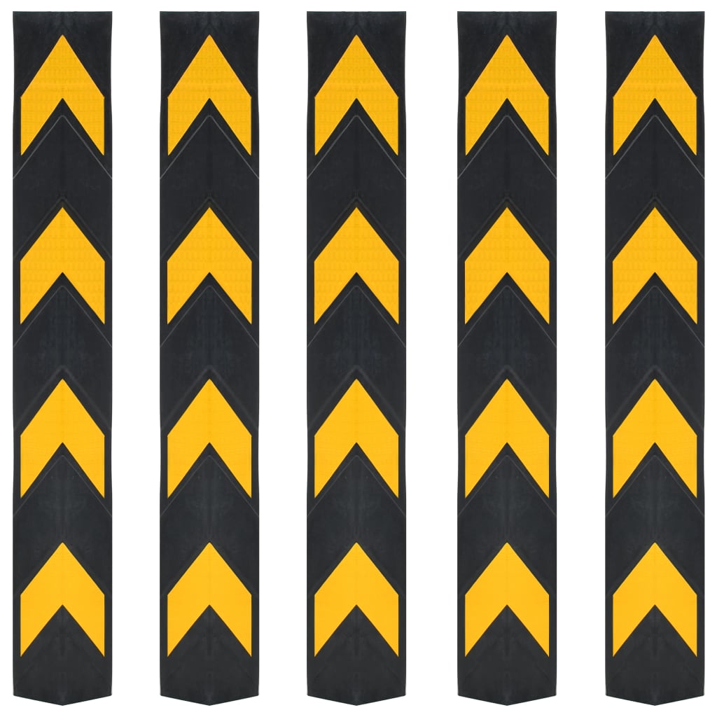 Reflektirajuće kutne zaštite 5 kom. guma 80 cm - number 1.