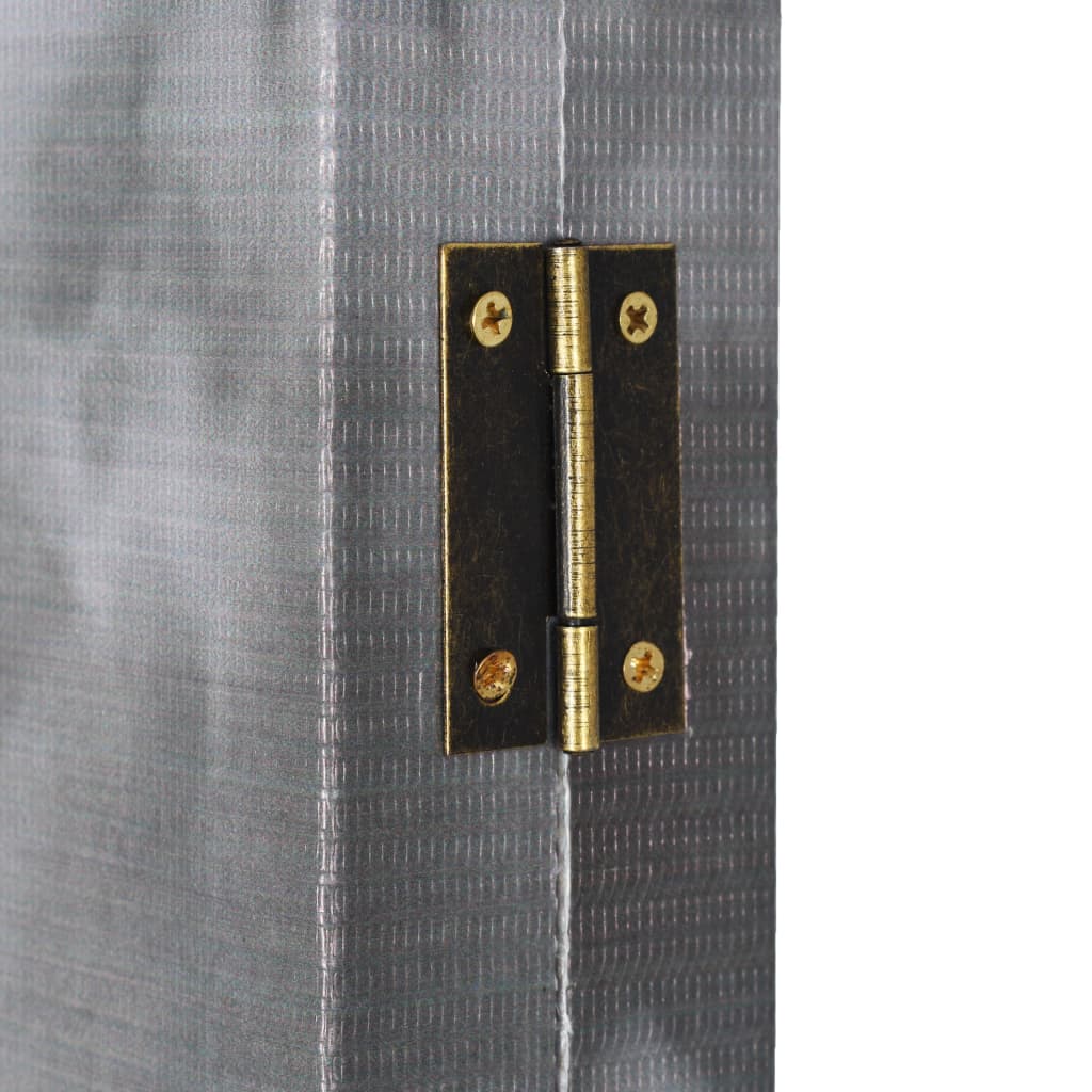 Foldbar rumdeler 200 x 170 cm london bus sort og hvid - number 5.