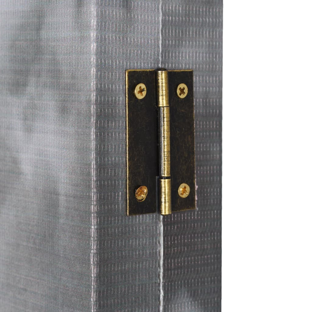 Foldbar rumdeler 120 x 170 cm london bus sort og hvid - number 3.