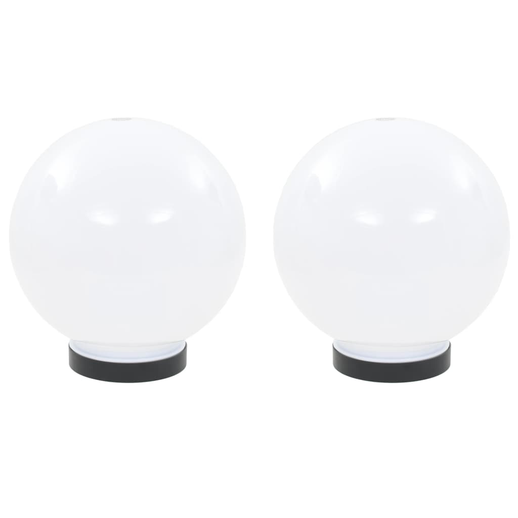 Lot de 2 lampes led globe sphériques 20 cm pmma - number 2.