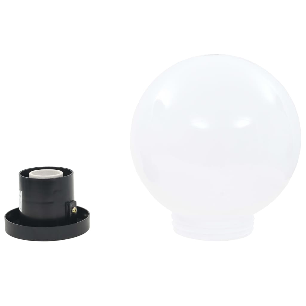 Lot de 2 lampes led globe sphériques 20 cm pmma - number 5.