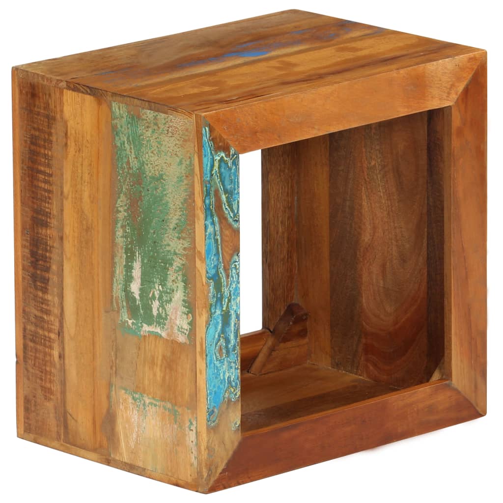 Krakk 40x30x40 cm massivt resirkulert tre - number 12.