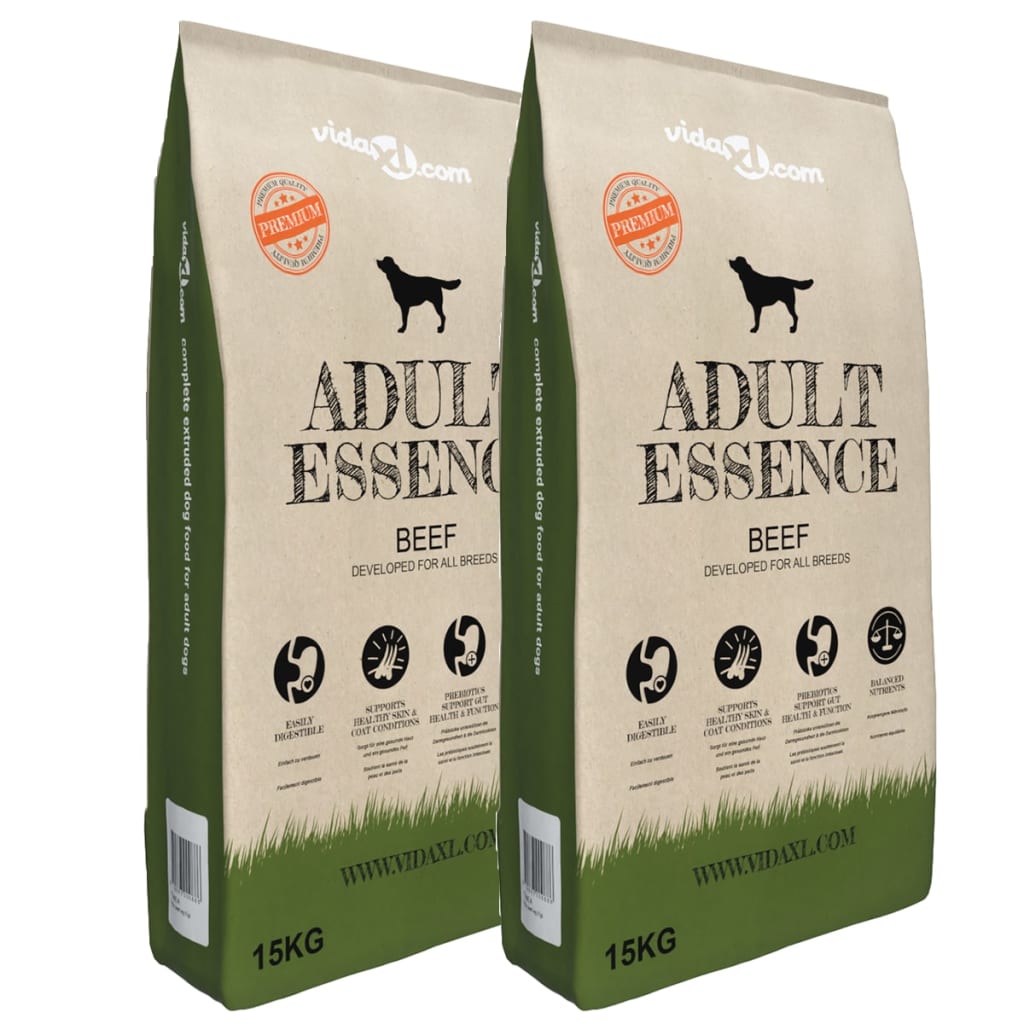 Croquettes pour chiens 2 pcs. adulte essence boeuf 30 kg - number 1.