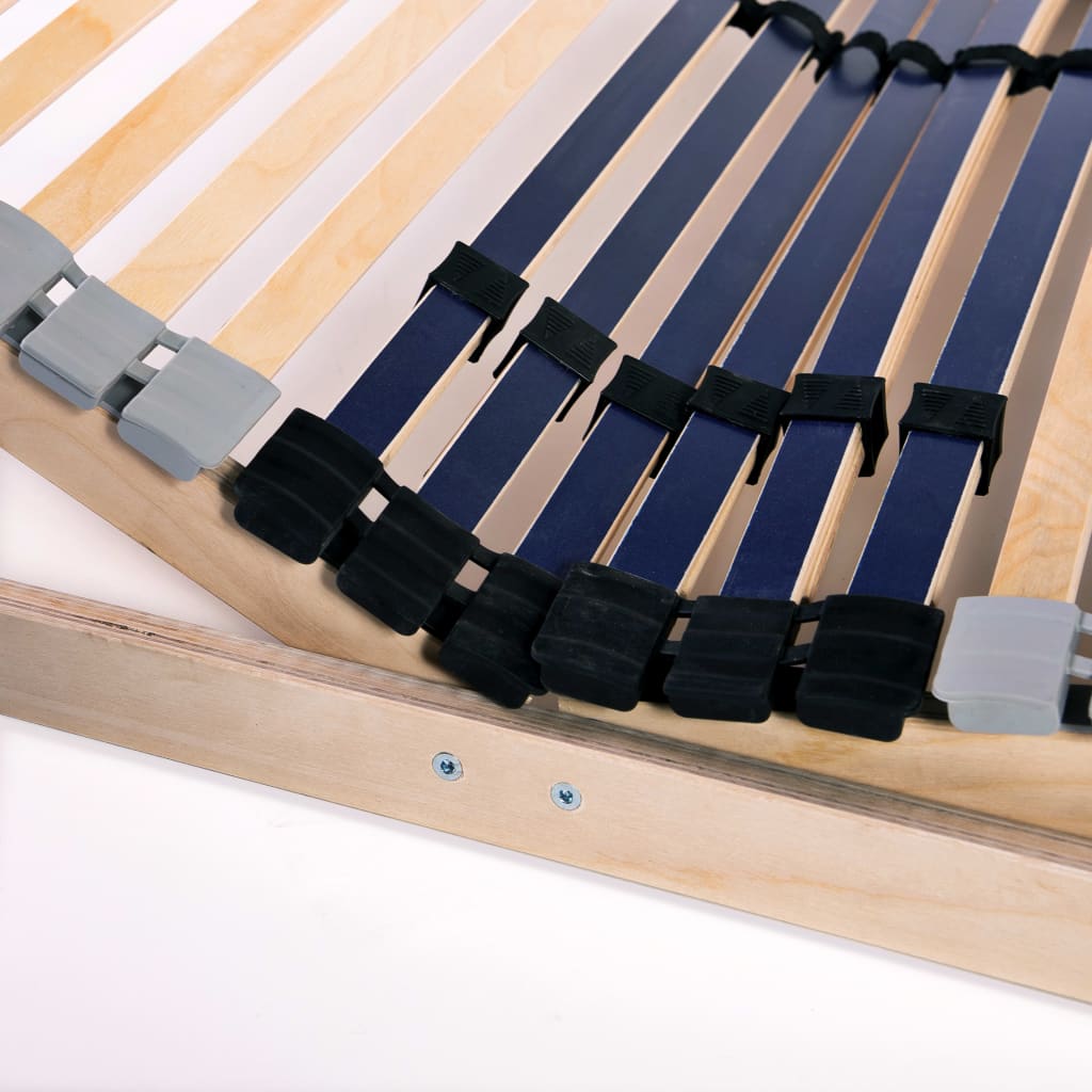 Lamelbund til seng med 42 lameller 7 zoner - 70 x 200 cm, nej, hoved- og fodende (manuelt) - number 8.