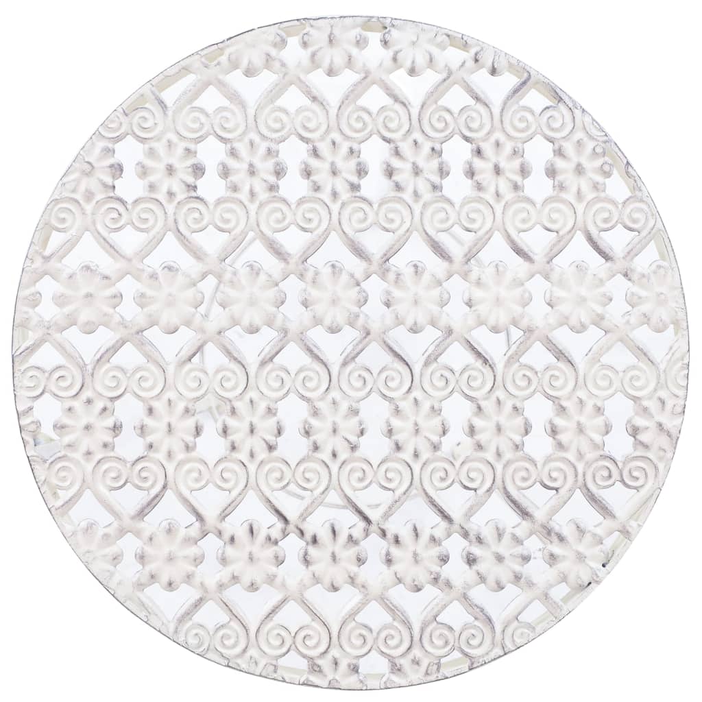 Stalci za biljke 3 komada metalni u vintage stilu - antikno bijeli, 30 x 70 cm (promjer xh), 25 x 60 cm (promjer xh), 20 x 50 cm (promjer xh) - number 6.