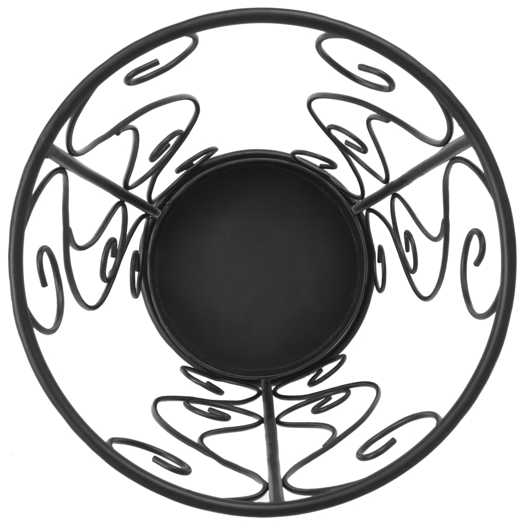 Umbrella stands in vintage style metal 26 x 46 cm black - number 4.