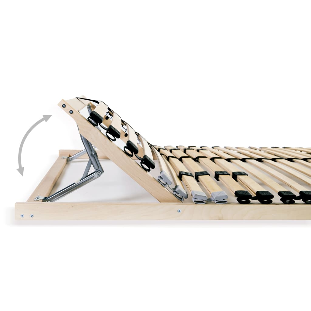 Slat base to bed with 28 slats 7 zones - 90 x 200 cm, no, adjustable backrest (manually) - number 4.