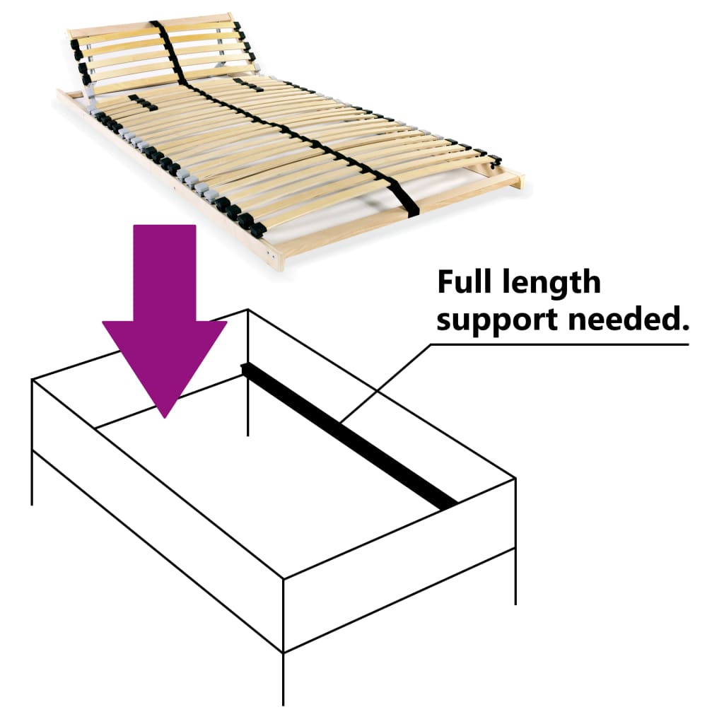 Slat base to bed with 28 slats 7 zones - 90 x 200 cm, no, adjustable backrest (manually) - number 6.
