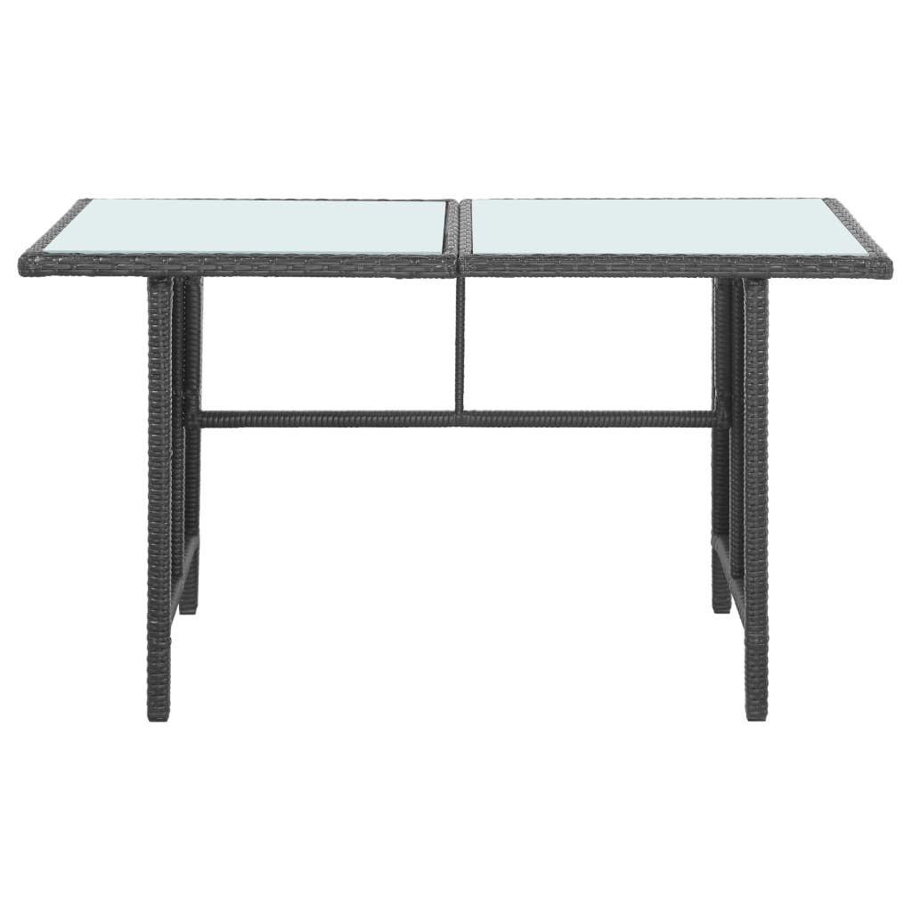 Hage lounge sett deler med puter polyrattan - svart, 1 - number 11.