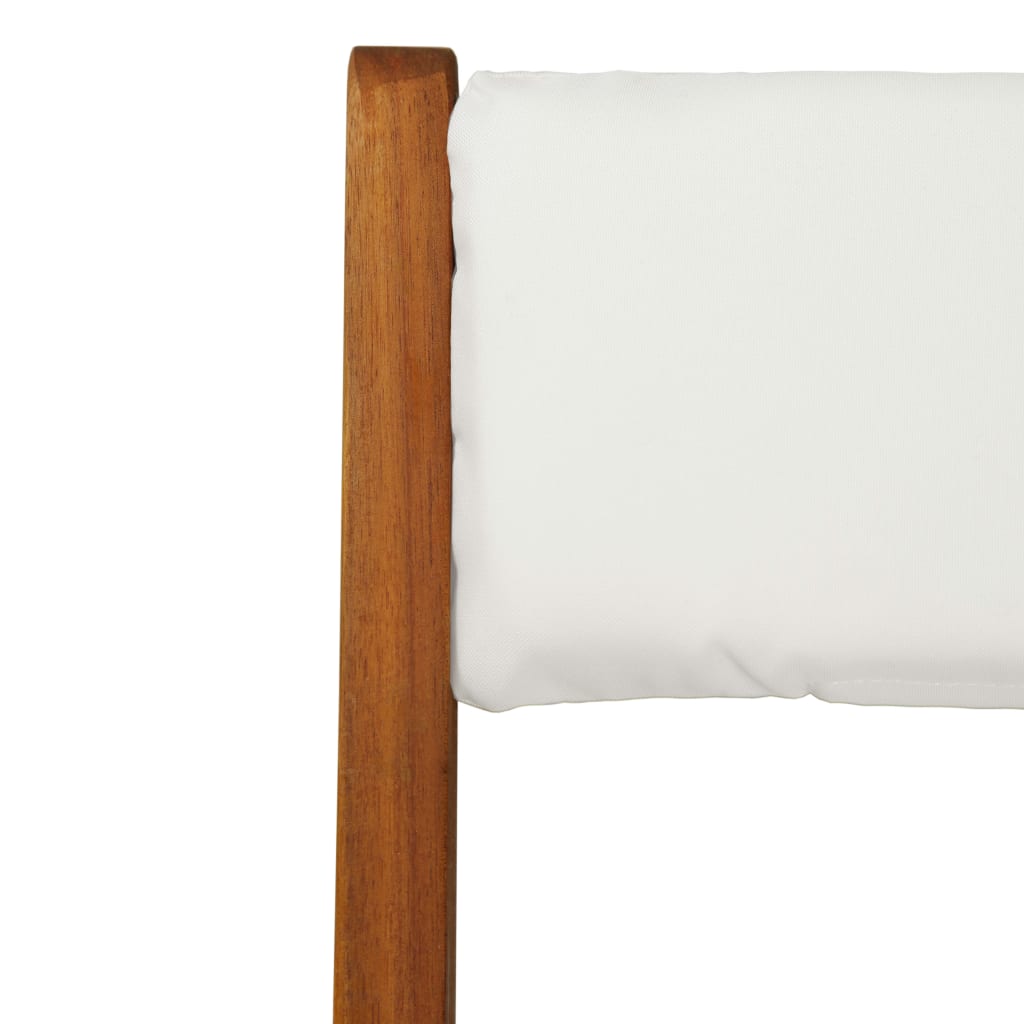 Foldbart bistrosæt 3 dele med hynder massivt akacietræ - number 9.