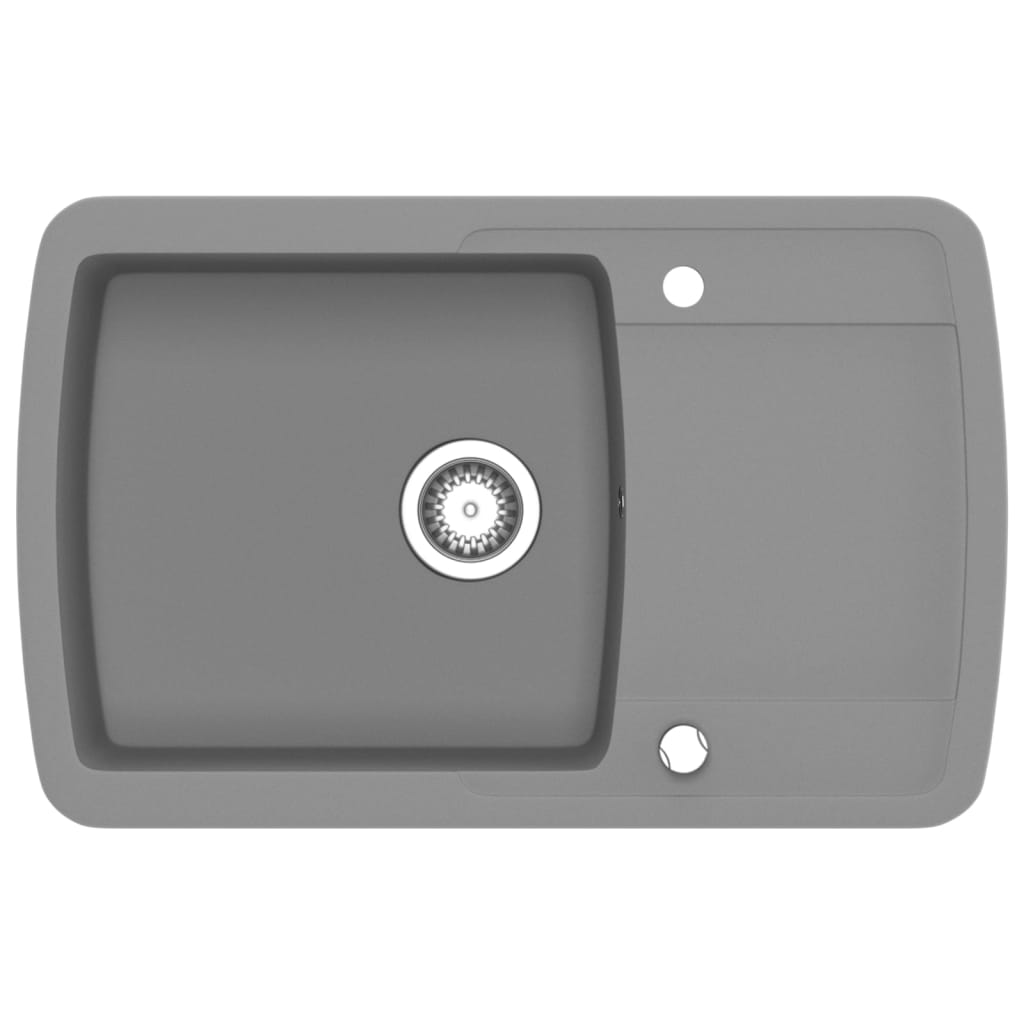 Køkkenvask vask granit - grå, ooo 1 - number 2.