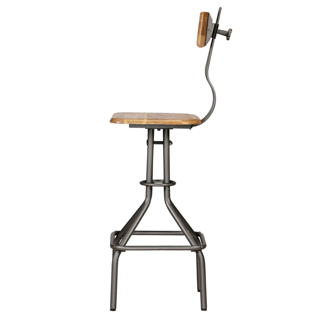 Barkrakker 2 stk. solid resirkulert teak - number 4.