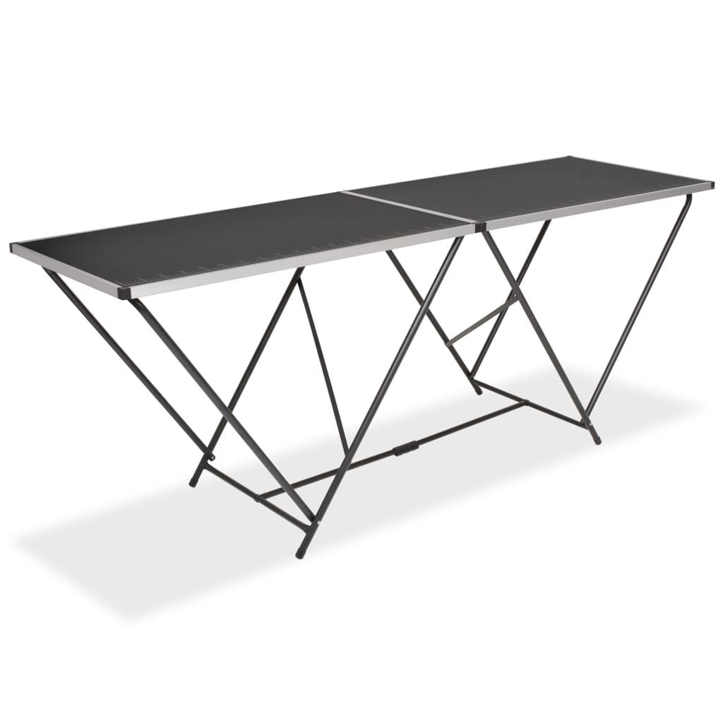 Klapbord til tapetsering mdf og aluminium 200 x 60 x 78 cm - number 1.