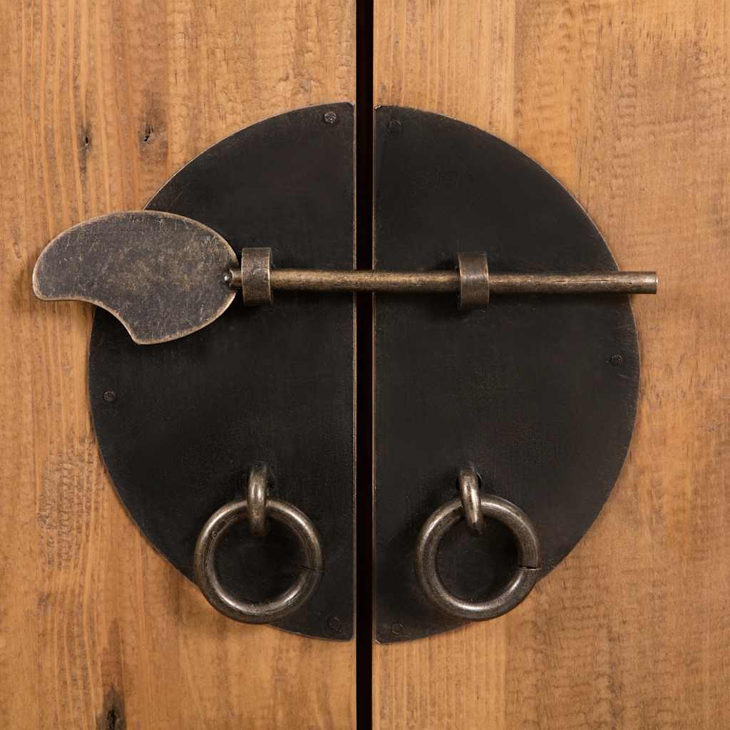 Badeværelsesmøbel 70x32x63 cm massivt fyrretræ - number 9.