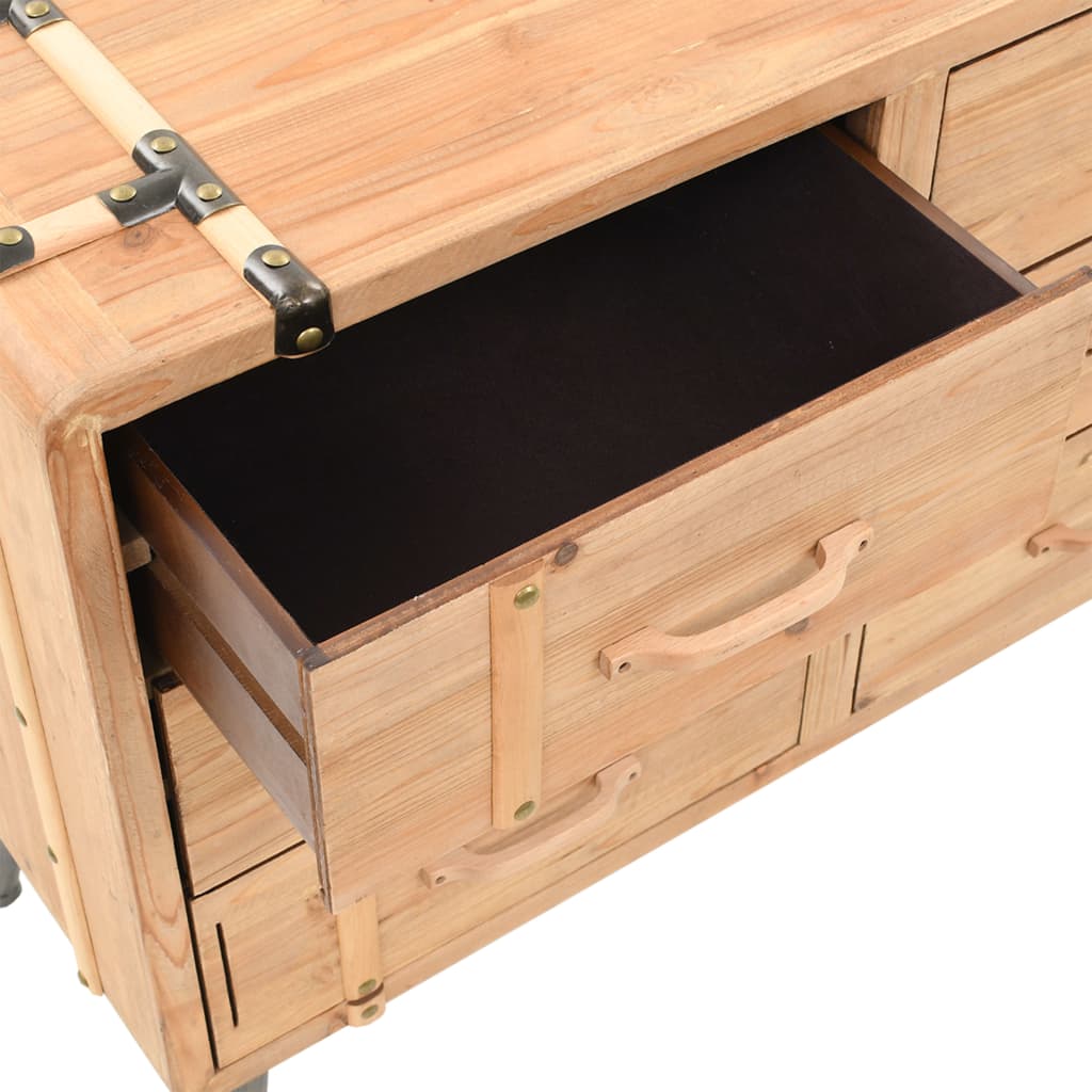 Kommode 91x35x73 cm massivt grantræ - number 6.