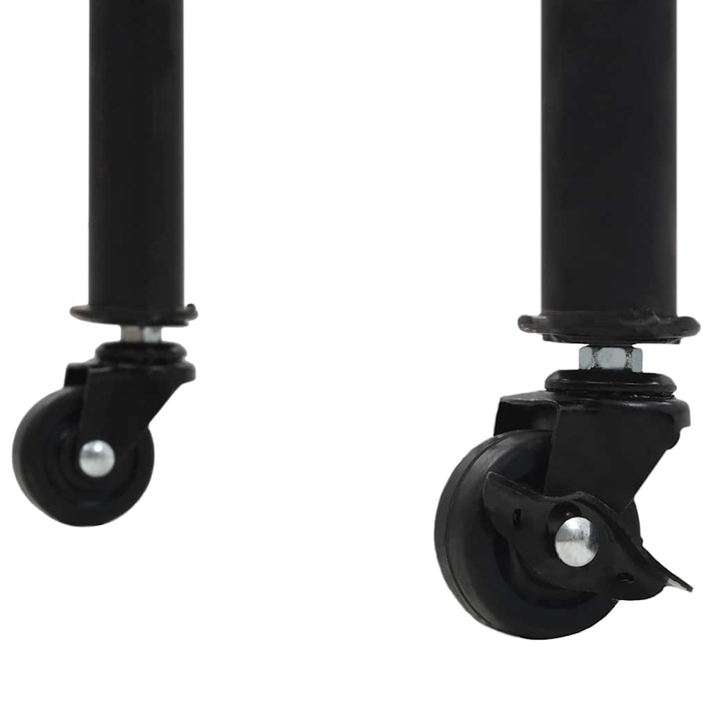 Konsolbord mdf og grantræ 100 x 33,5 x 80 cm - number 7.