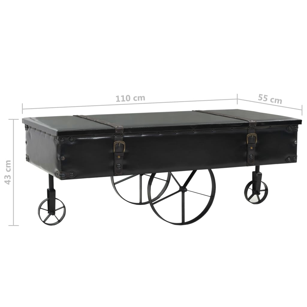 Salongbord mdf og furu 110 x 55 x 43 cm - number 8.