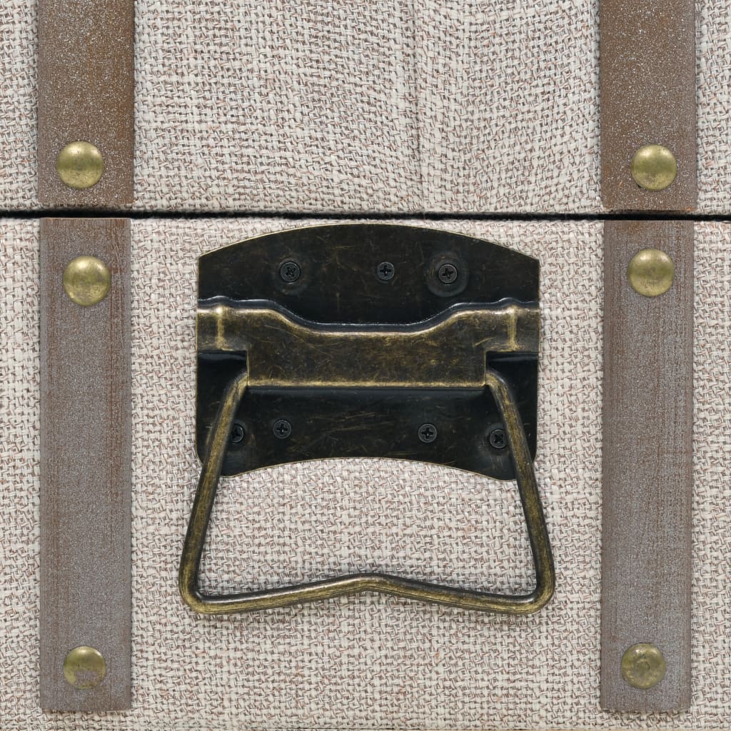 Opbevaringsbænk 111x34x37 cm massivt træ og stål - number 8.