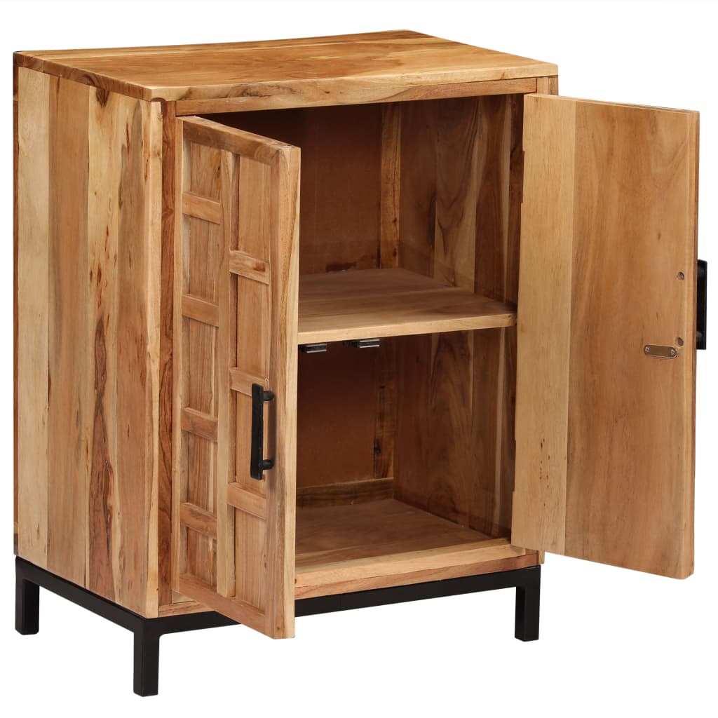 Skænk 60x35x76 cm massivt akacietræ brun - number 3.