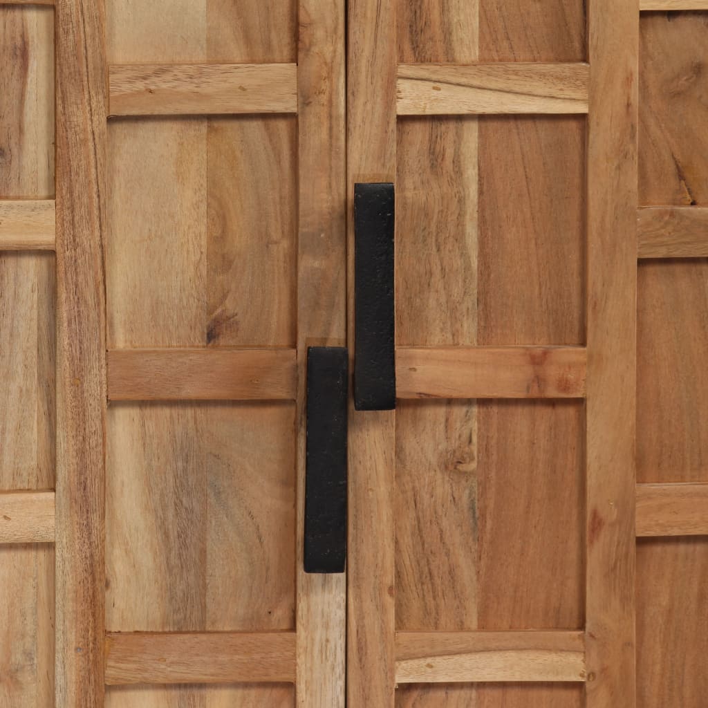 Skænk 60x35x76 cm massivt akacietræ brun - number 6.