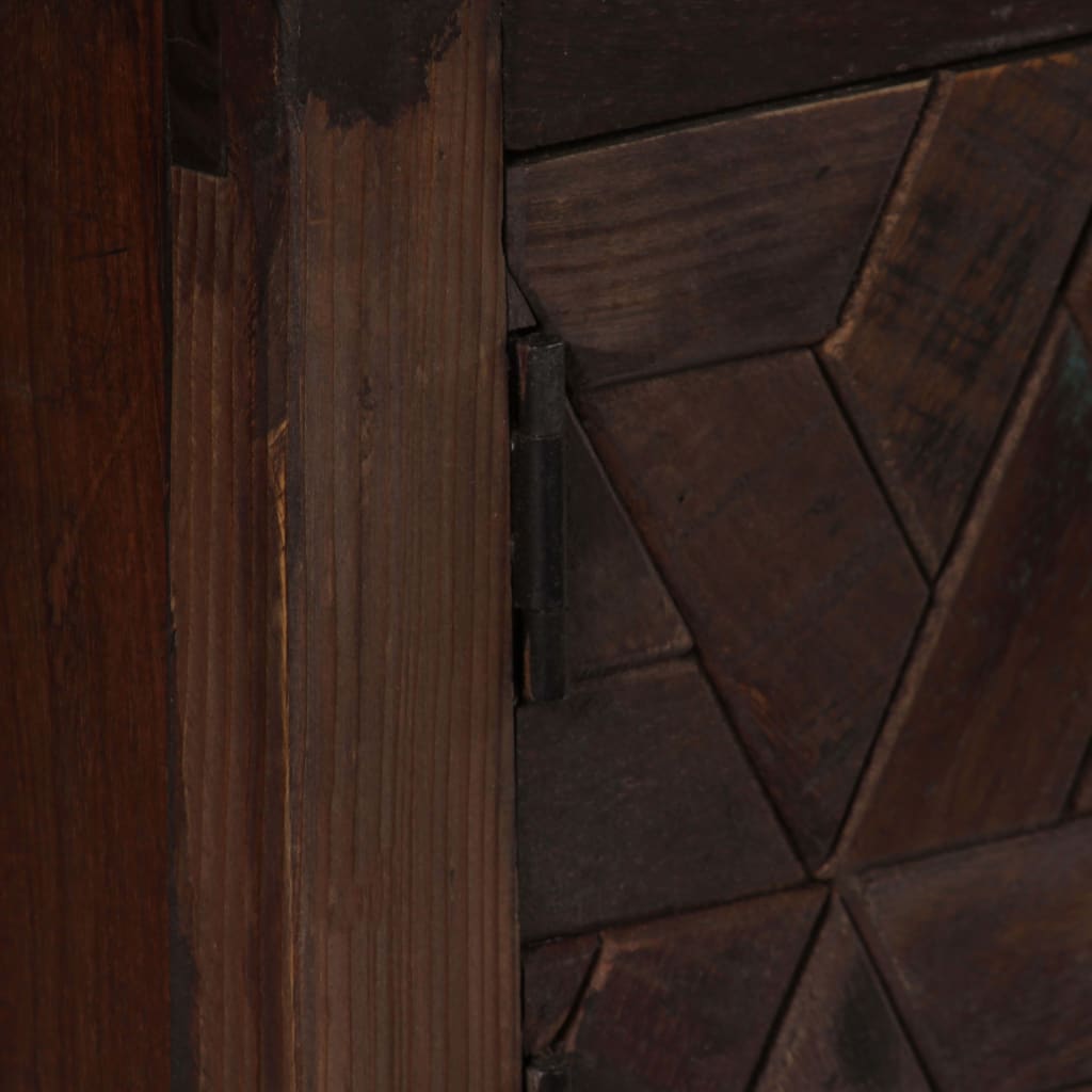 Szafka rtv 140x30x45 cm lite drewno z recyklingu - number 6.