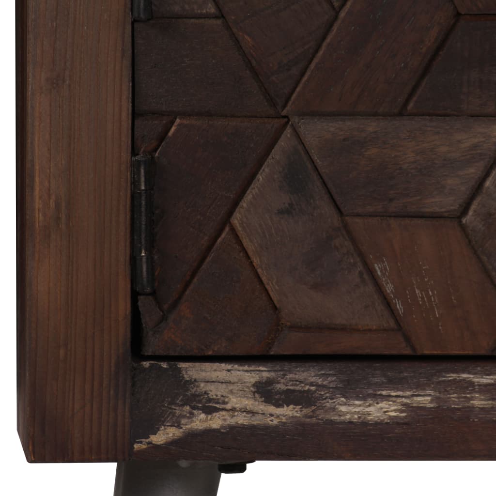 Szafka rtv 140x30x45 cm lite drewno z recyklingu - number 5.