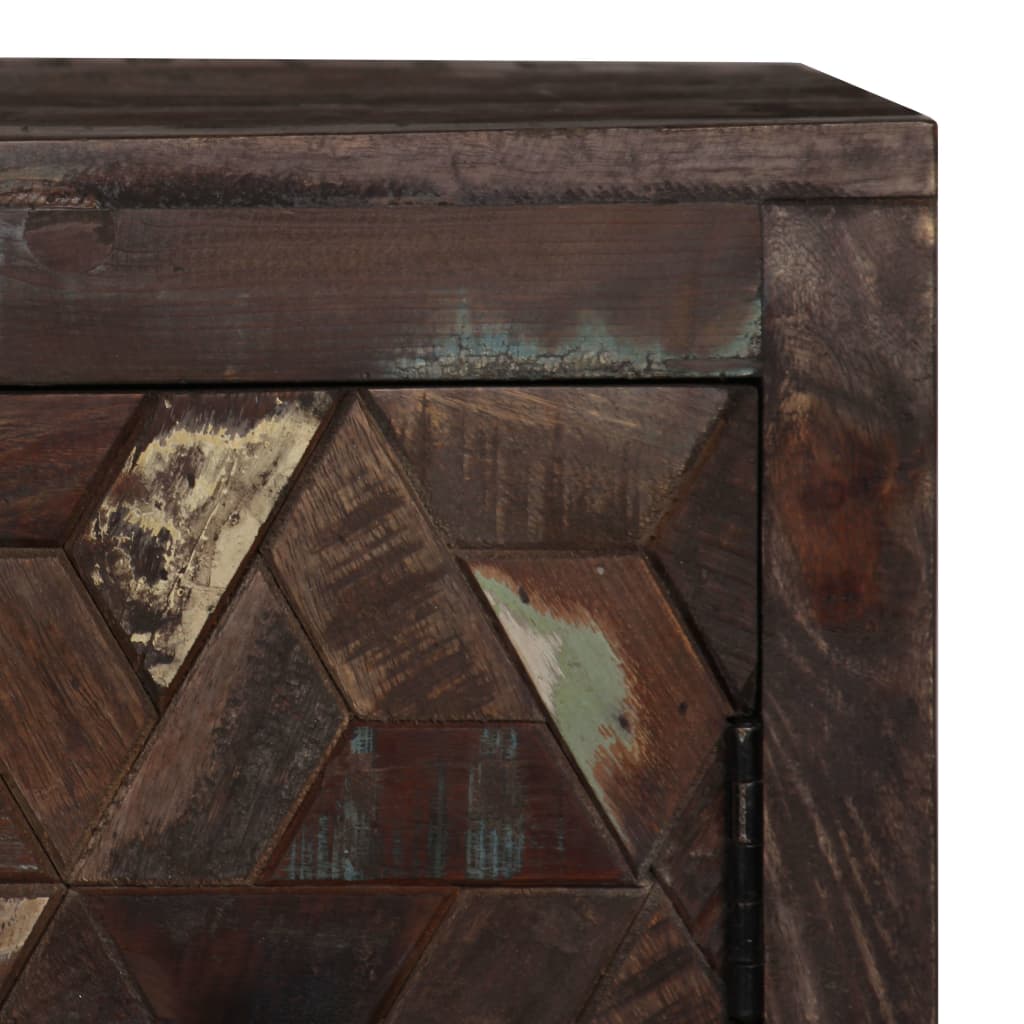 Sideboard in solid, recycled wood 160 x 40 x 80 cm - number 5.