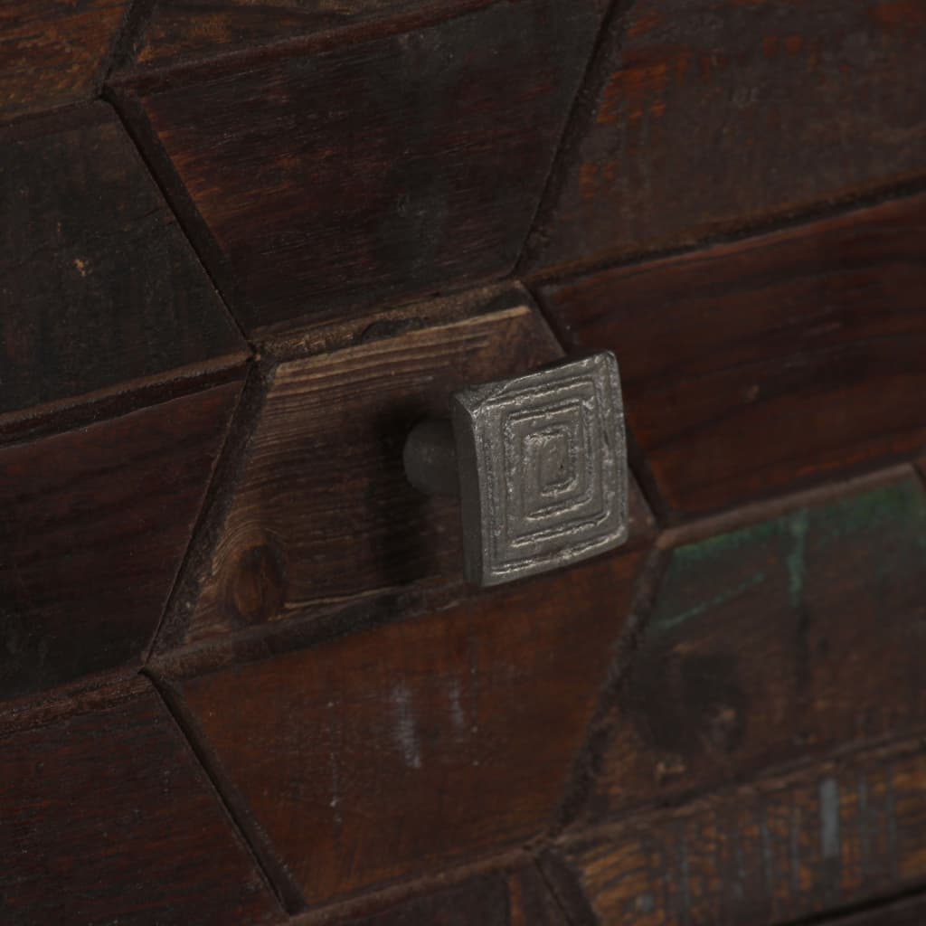 Sideboard in solid, recycled wood 160 x 40 x 80 cm - number 7.