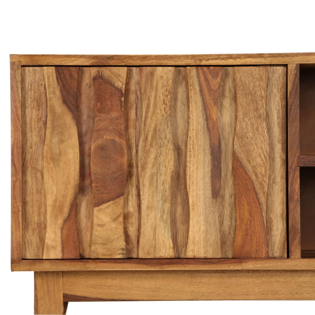 Tv cabinet solid sheesham wood 118 x 30 x 40 cm - number 6.