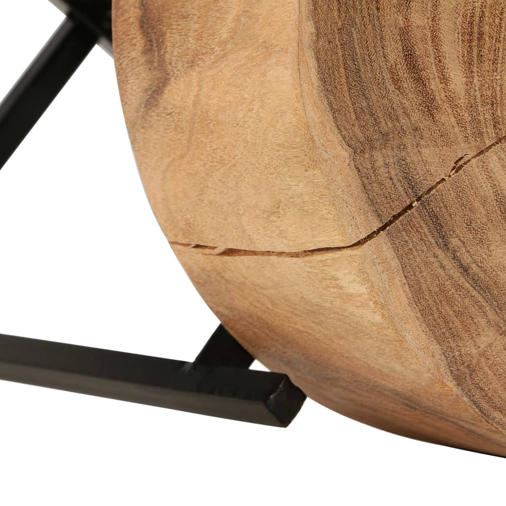 Pomoćni stolić od 2 dijela od punog bagremovog drveta - number 10.