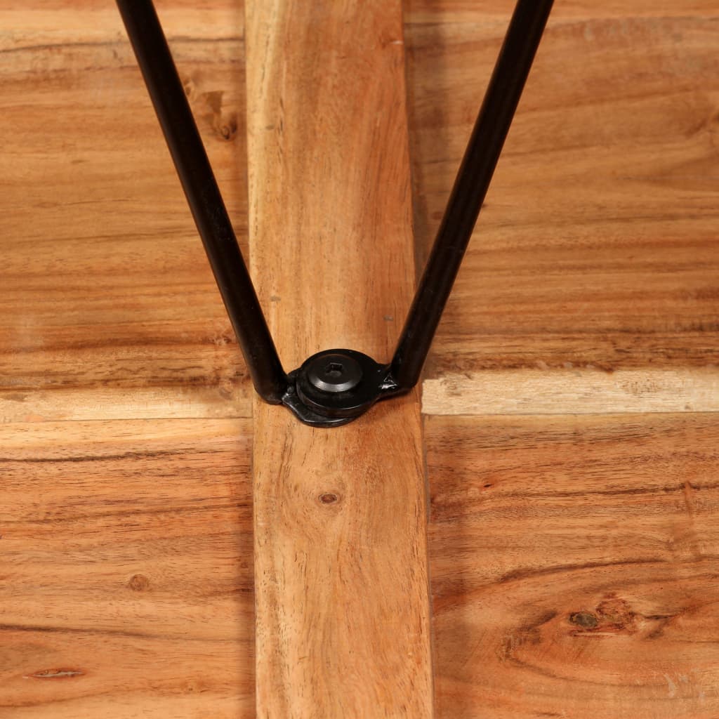 Barska garnitura od 3 dijela punog bagremovog drva i recikliranog drva - number 5.