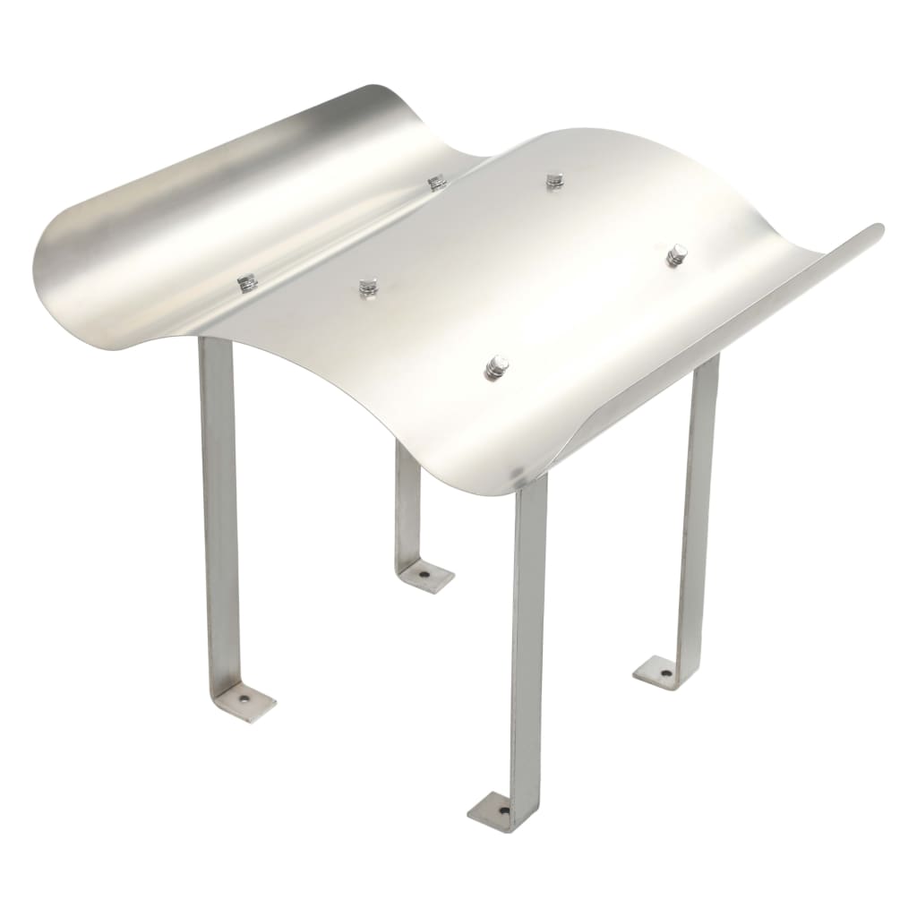 Hotte cheminée en acier inoxydable argent - 60 x 60 x 38 cm - number 3.