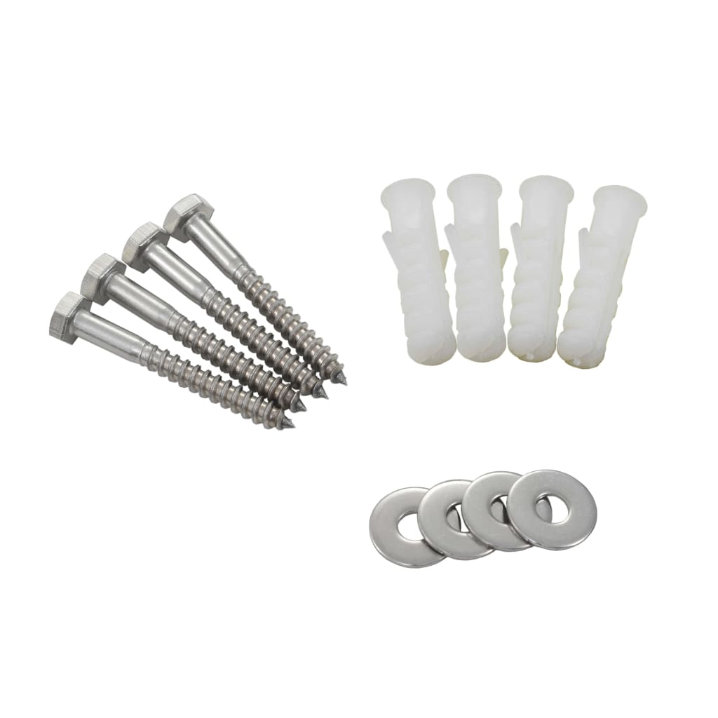 Hotte cheminée en acier inoxydable argent - 60 x 60 x 38 cm - number 7.