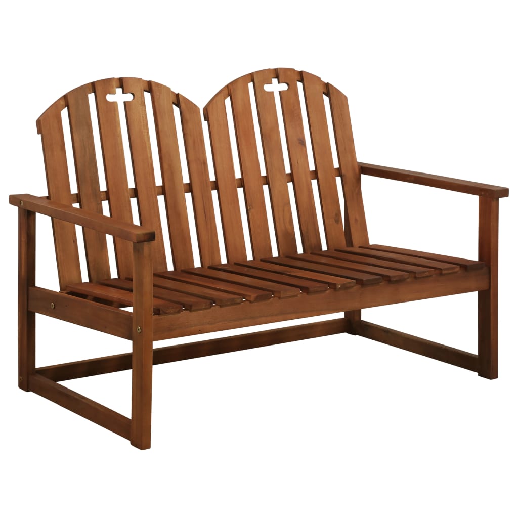 Havebænk 110 cm massivt akacietræ - number 1.