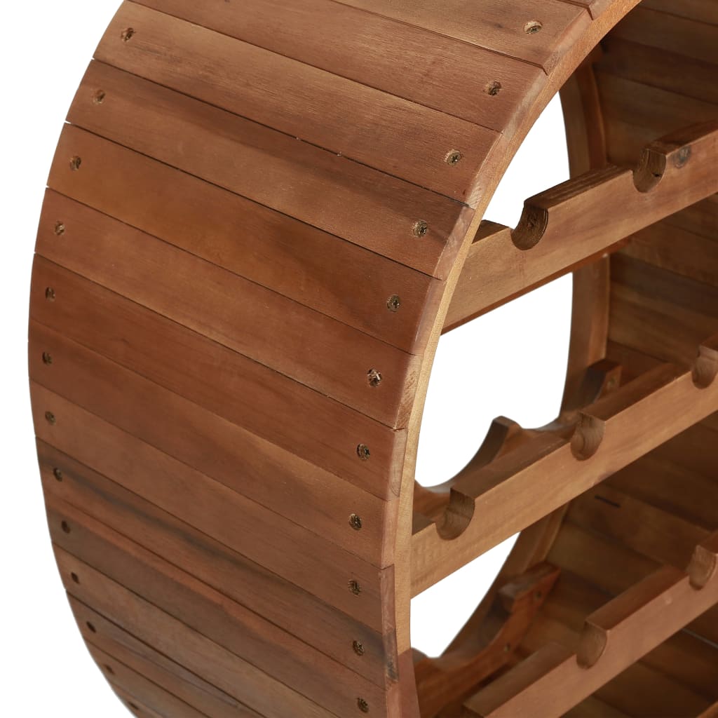 Stalak za vino 13 boca od punog bagremovog drveta - number 5.